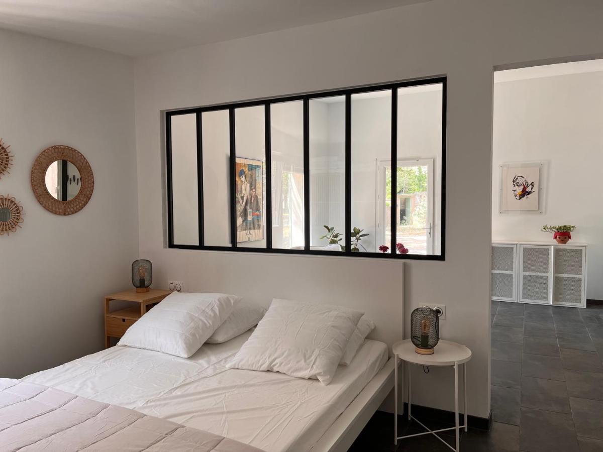 Maisonnette Independante Avec Jardin/Patio 尼姆 外观 照片